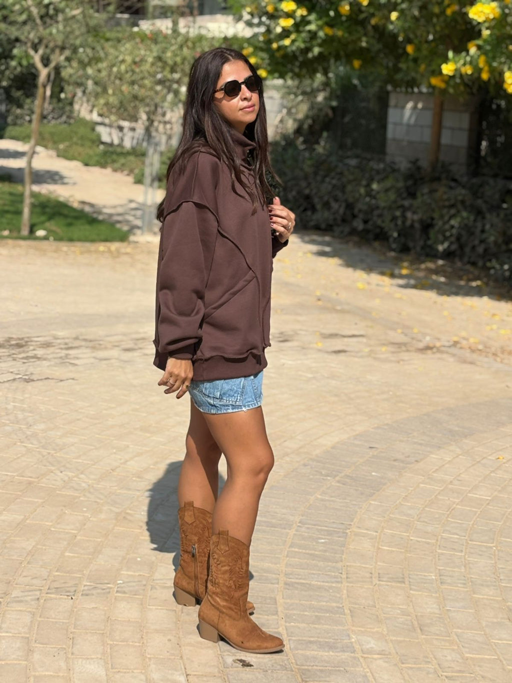 Brown sweatshirt (one size)